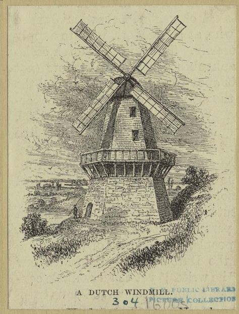 Drawing Ideas Food, Windmill Drawing, Windmill Tattoo, Dutch Tattoo, Windmill Art, Dutch Windmill, Tulip Pattern, Dutch Windmills, Dutch Art