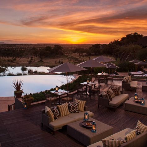 Hope your weekend was as peaceful as this African sunset. n- - - - - - - - - - - - - - - - - - - - - - n#sundaysunset #livemoremgic #verilymoment #flashesofdelight #bucketlist Safari Lodge Interior, Tulum Airbnb, Safari Resort, Safari Honeymoon, Lodges South Africa, African Safari Lodge, African Lodge, Luxury African Safari, Chile Patagonia