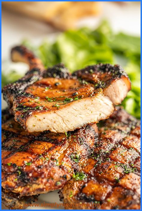 Try this delicious grilled pork chop marinade recipe for your next barbecue. Whether you’re grilling bone-in pork chops or thick pork loin chops, this marinade with garlic and honey glaze ensures juicy, flavorful results. Perfect for a quick, healthy pork chops dinner. Tap to try the recipe. Grilled Pork Chop Marinade, Pork Chop Marinade Recipes, Grilled Pork Chops Marinade, Healthy Pork Chops, Garlic And Honey, Pork Chop Seasoning, Pork Chop Marinade, Bone In Pork Chops, Grilled Broccoli