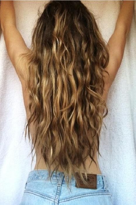 Long Wavy Beach Hair, Wavy Beach Hair, Surf Hair, Brown Wavy Hair, Beachy Hair, Long Hair Extensions, Dirty Blonde Hair, Long Hair Color, Super Hair