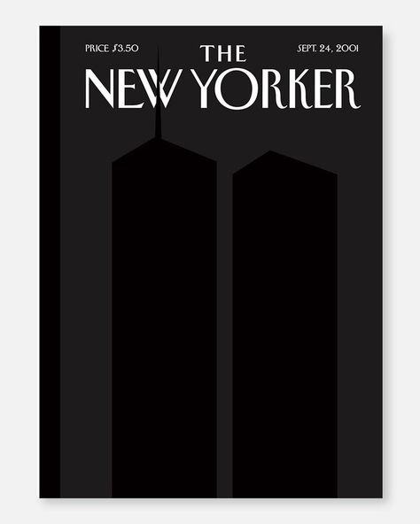 The New Yorker on Instagram: ““9/11/2001,” by Art Spiegelman and Françoise Mouly, for the September 24, 2001 issue of the magazine.” Art Spiegelman, Amy Sedaris, New Yorker Covers, The New Yorker, New Yorker, Graphic Design Art, Editorial Photography, Looking Back, Magazine Cover