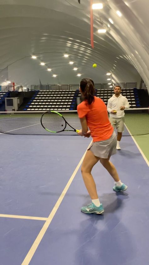 Emre Bakir | Professional Tennis coach | FOREHAND CONTACT POINT TIPS✅ Think of it as if you caught the ball for a comfortable hit 🎾👍... | Instagram Tennis Coaching, Tennis Training, Tennis Coach, My Future Life, Future Life, My Future, Coaching, Tennis, Vision Board