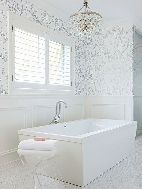 White vanity bathroom