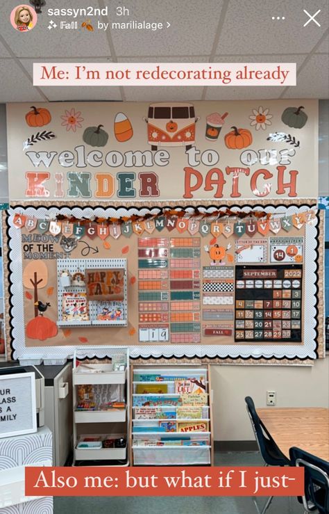 Boho Preschool Classroom, Fall Themed Classroom, Class Goals, Teaching Classroom Decor, Daycare Rooms, Elementary Classroom Themes, Boho Rainbow Classroom, Fall Classroom, Diy Classroom Decorations