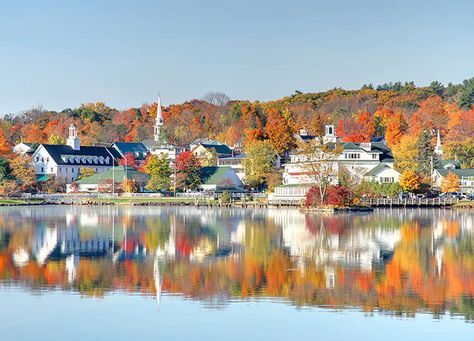 10 Charming Small Towns in New Hampshire - PureWow Lake Winnipesaukee, Scenic Railroads, White Mountains, Private Island, Walking In Nature, Fall Foliage, In The Fall, New Hampshire, Hampshire