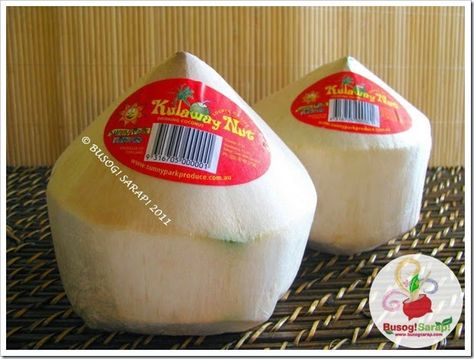 Packaged Buko© BUSOG! SARAP! 2011 Filipino Home, Filipino Food Dessert, Ice Candy, Coconut Ice, Measuring Cups & Spoons, Ice Blocks, Summer Refreshments, Filipino Recipes, Melt In Your Mouth