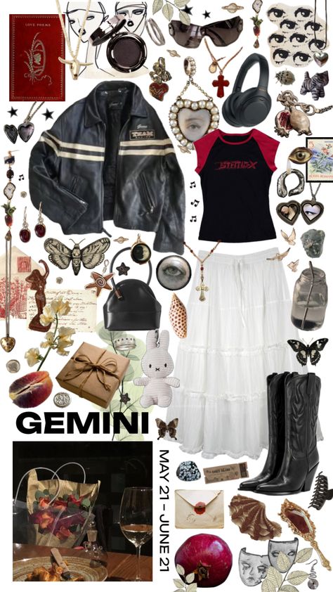 #outfitinspo #wallpaper #art #moodboards #inspo #styleinspo #styleboard #zodiac #zodiacsign #gemini #geminiaesthetic #geminimoodboard #inspoboard #aestheticmoodboard #aestheticboard #aesthetic Venus In Aries, Venus In Gemini, Aesthetic Shuffles, Gemini Rising, Venus Fashion, Aesthetic Look, Wallpaper Art, Mood Board Fashion, Urban Outfits