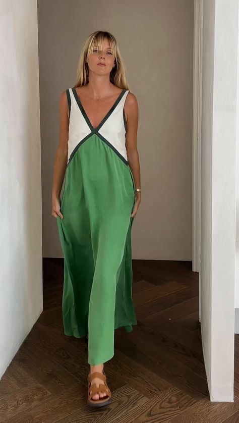 New arrivals 🫶🏽 The NAOMI Dress in bottle green + GALINA Mini maple • As seen on @fakander • Shop online #sancia_thelabel | Instagram Green Dress Outfit, Outfit Inspo Summer, Long Frocks, Future Clothes, Weather Wear, Casual Day Outfits, Daily Dress, Midi Maxi Dress, Moda Fashion