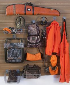 Hunting Gear Organization, Hunting Garage, Hunting Storage, Fitness Storage, Decorating Your Rv, Gear Room, Hunting Room, Gear Organizer, Garage Storage Organization