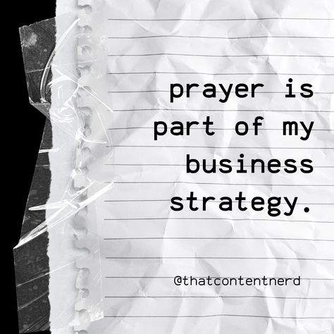 As a Christ-centered business owner, prayer is an incredibly important part of my business. Because let's be real, it ain't my business - it's God's business. I just get the honor of running it. Yes, I implement business strategy. Yes, I work hard at what I do. But before I do anything else, I pray. Always🙏🏻 #faithbasedentrepreneur #faithfilledbusiness #faithbasedbusinesscoach #christcenteredbusiness #prayerinbusiness Praying Over Your Business, Business Prayer, Successful Business Owner, Business Leadership, 2025 Vision, I Work Hard, Be Real, Spiritual Inspiration, I Pray