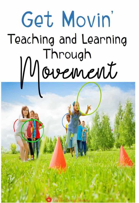 Get Movin'-Teaching and Learning Through Movement ~ For The Love of Teachers Football Games For Kids, Pe Games Elementary, Kinesthetic Learning, Middle School Lessons, Music Lesson Plans, Elementary Lesson Plans, Teaching Special Education, Learning Tips, Play Outside