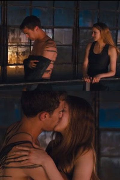 Shailene Woodley Talks Making Out With Theo James In Divergent: "He's A Great Kisser" ( - his girlfriend is a lucky gal :P) Divergent Quizzes, Divergent Peter, Divergent Kiss, Divergent Fourtris, Peter Divergent, Funny Divergent, Divergent Fanfiction, Thoe James, Divergent Humor