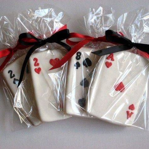 Card Cookies, Casino Birthday Party, Vegas Theme Party, Casino Birthday, Alice In Wonderland Tea Party Birthday, Las Vegas Party, Casino Theme Party Decorations, Vegas Theme, Casino Party Decorations