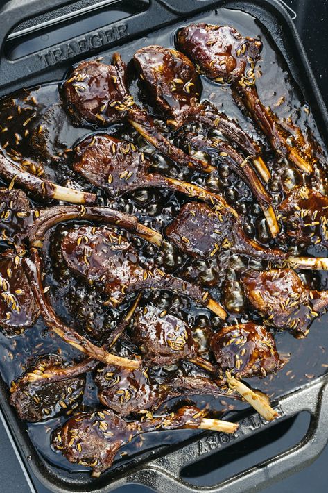 Sticky Lamb Short Ribs — Sarah Glover Sticky Short Ribs, Sarah Glover, Nyama Choma, Enamel Cookware, Soup For The Soul, Traeger Grill, Valentine Cards Handmade, Cooked Breakfast, Short Ribs