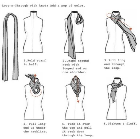 I've always wanted to know how to make one of those knots!  Yay! Scarf Tying Tutorial, Ways To Tie Scarves, Tie A Scarf, Formal Tie, Scarf Knots, Scarf Tutorial, Ways To Wear A Scarf, How To Wear A Scarf, B Fashion