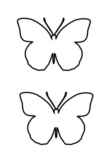 Download butterfly template 12 Simple Drawing Outlines, Butterfly To Trace, Easy Butterfly Outline, Butterfly Traceable, Butter Flying Drawing Easy, Butterful Drawing, Simple Butterfly Stencil, Simple Butterfly Drawing Outline, Butter Flying Drawing