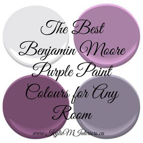 Purple Paint Schemes, Purple Paint Ideas For Walls, Benjamin Moore Tempest, Benjamin Moore Purple Gray, Purple Paint Living Room, Purple Room Color Scheme, Purple Paint Palette, Lilac Benjamin Moore, Benjamin Moore Purple Paint Colors