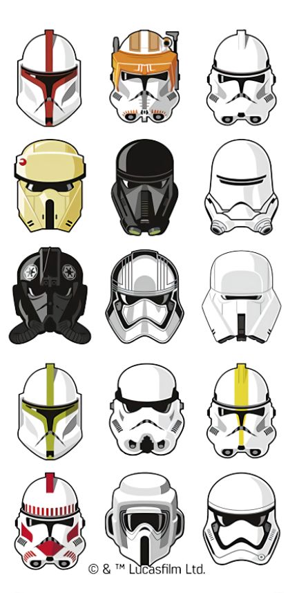 Starwars Helmet Design, Star Wars Helmet Tattoo, Starwars Characters Concept Art, Storm Trooper Drawing, Clone Trooper Tattoo, Star Wars Helmets, Decoracion Star Wars, Star Wars Stencil, Clone Trooper Helmet