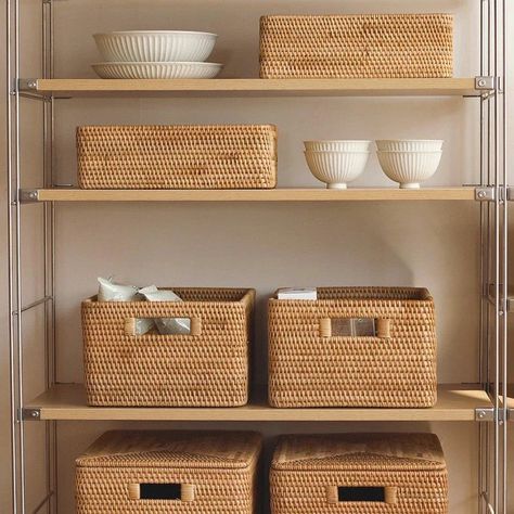 Storage Basket with Lid, Extra Large Storage Baskets for Clothes, Rect – Art Painting Canvas Kitchen Rattan, Shoe Storage Basket, Baskets For Bathroom, Storage Baskets For Shelves, Storage Basket With Lid, Large Woven Basket, Rattan Baskets, Baskets For Shelves, Baskets Storage