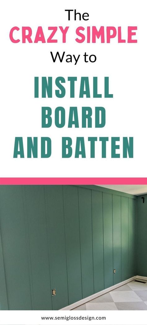 Installing board and batten trim to wall is so easy! This simple tutorial walks you through adding interest to a room with this easy wall trim technique. Easy Wall Trim, Board And Batten Trim, Board And Batten Accent Wall, Batten Accent Wall, Diy Board And Batten, Installing Shiplap, Electrical Outlet Covers, Board And Batten Wall, Wall Trim