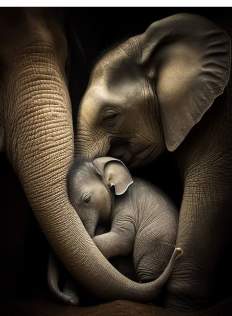 Pics Of Animals, African Animals Photography, Elephant Facts, Father Love, Please Don't Leave, Mother And Baby Elephant, Elephant Photography, Elephant Pictures, Elephants Photos