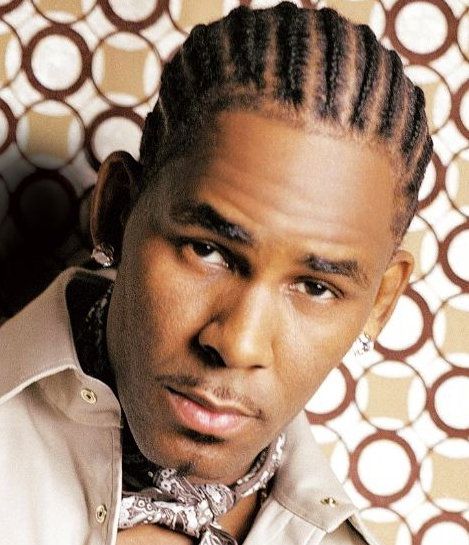 R. Kelly cornrow hairstyle. Box Haircut, Updos Hairstyles, Braids Pictures, R Kelly, Hair Braider, Bouffant Hair, Shag Hairstyles, Mens Braids, Japanese Hairstyle