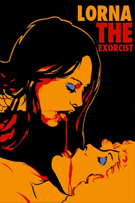 Lorna the exorcist (1974) - Jesús Franco Jesus Franco, Artwork Poster, Horror Posters, Now And Then Movie, Thriller Movies, Horror Movie Posters, The Exorcist, Female Anatomy, She Movie