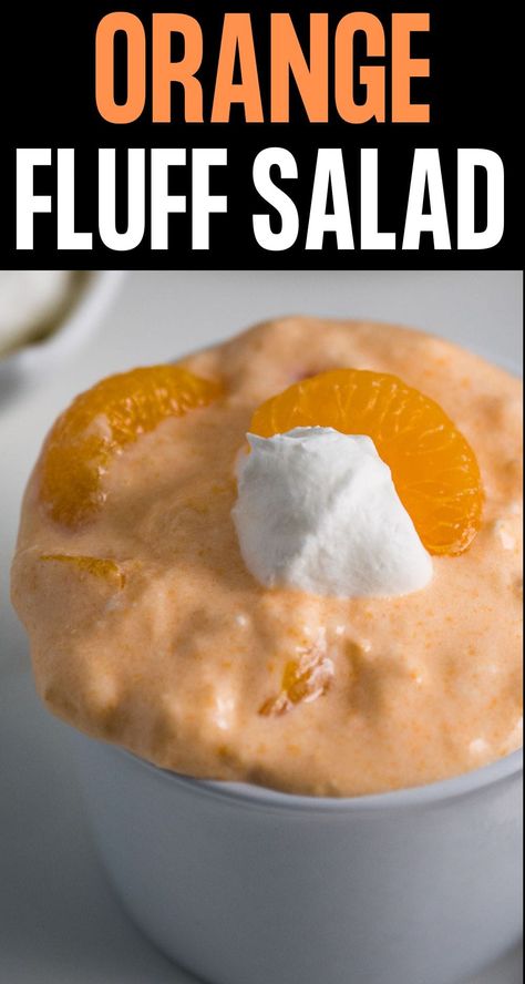 Cottage Cheese Fluff, Cottage Cheese Jello, Jello And Cool Whip, Orange Fluff Salad, Lime Jello Salads, Fluff Salad Recipes, Orange Fluff, Fluff Salad, Summer Sweets