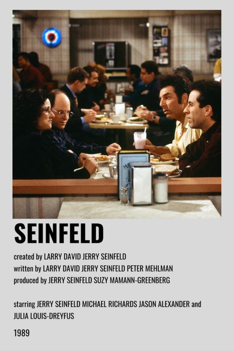 Seinfeld Background, Seinfeld Poster, Elaine Dancing Seinfeld, Seinfeld Behind The Scenes, Seinfeld Meme Humor, Larry David, Posters Minimalist, Jerry Seinfeld, Julia Louis Dreyfus