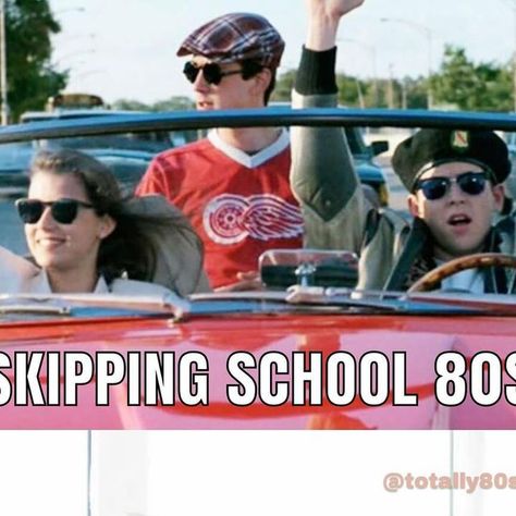 totally 80's room on Instagram: "Boooooring!! 😆 what did you do when you skipped? . . . . . . . #80s #90s #skip #school #dayoff #memories #oldschool #1989 #1997 #80skids #ferrisbueller #80smovies" Skipping School, 80's Room, 80s Room, Totally 80s, Skip School, Ferris Bueller, 80s Movies, January 9, Day Off