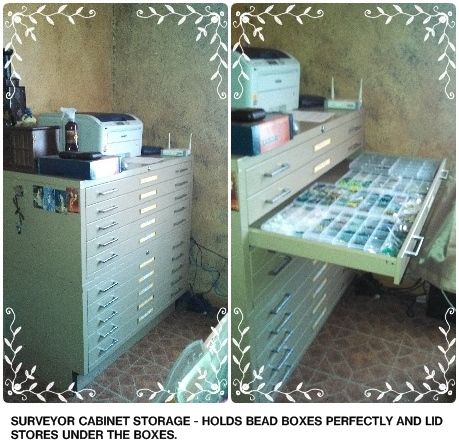 Dream Craft Room, Craft Room Design, Sewing Room Organization, Workshop Design, Rooms Ideas, Studio Organization, Filing Cabinets, Scrapbook Room, Bead Storage