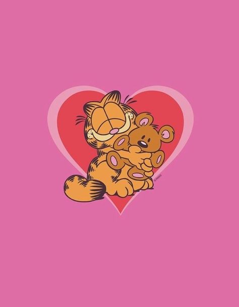 Pfp Computer, Good Lock Screens, Garfield Phone, Stickers For Iphone, Garfield Wallpaper, Best Cartoon Shows, Valentine Cartoon, Garfield Images, Garfield Odie