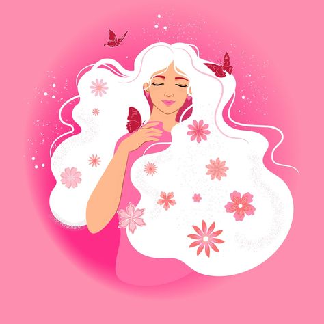 Nina Clausonet, Just Saying Hi, So Busy, Illustrators On Instagram, March 27, Style Challenge, A Drawing, Pink Wallpaper, I Decided