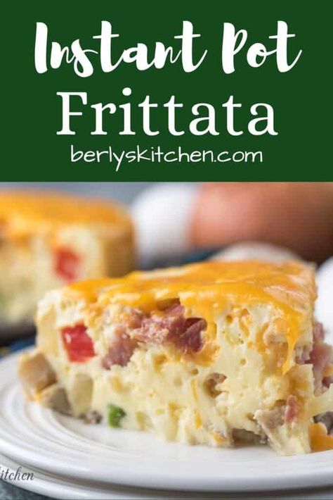 Ham Frittata, Fritata Recipe, Ninja Foodi Grill Recipes, Cheese Mushrooms, Cheesy Breakfast, Instant Pot Breakfast, Healthy Birthday, Ninja Foodi Grill, Homemade Buttermilk Biscuits