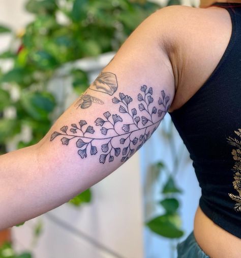 Pnw Tattoo, Maiden Hair, Portland Tattoo, Fern Tattoo, Maidenhair Fern, Sleeves Ideas, Forearm Tattoos, Wrist Tattoos, Tattoos And Piercings