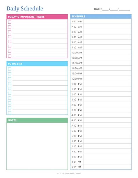 Free Printable Daily Schedule Template Good Notes Daily Planner, Printable Daily Schedule, Daily Schedule Printable, Daily Schedule Kids, Daily Routine Schedule, Advent Calendar Activities, Daily Planner Printables Free, Aquarium Maintenance, Daily Schedule Template