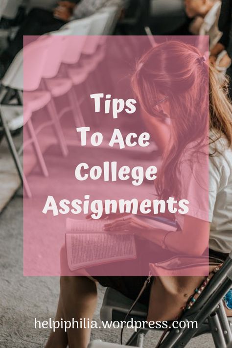 Here are the tips that I followed to keep on top with my assignments and to get great marks for my college assignments. I hope that these tips will help you to ace your upcoming college assignments. College Assignment, College Lifestyle, On A Break, Maximum Effort, Biomedical Science, Types Of Resources, Google Scholar, Professional Writing, Science Degree