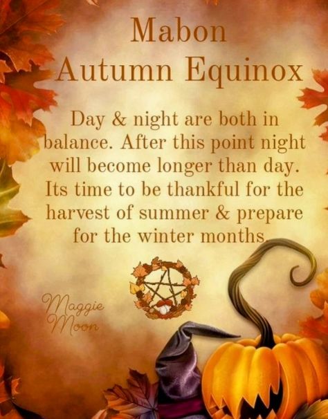 Fall Equinox Blessings, Happy Autumn Equinox Day, Mabon Blessings Images, Mabon Blessings Quotes, Happy Mabon Images, Fall Equinox Aesthetic, Fall Solstice, Equinox Day, Traditional Witchcraft