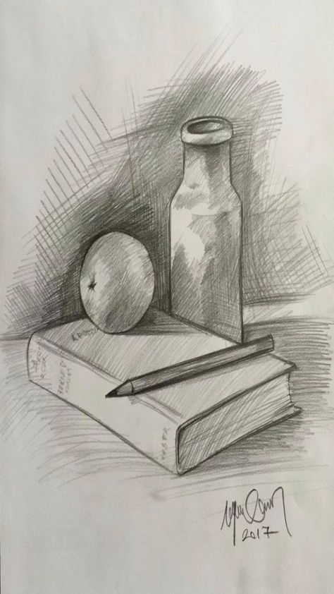 Easy Still Life Drawing, Still Life Sketch, Animal Tattoo Ideas, Life Sketch, Pencil Drawings For Beginners, Sky Art Painting, Pencil Sketch Images, Art Basics, Object Drawing