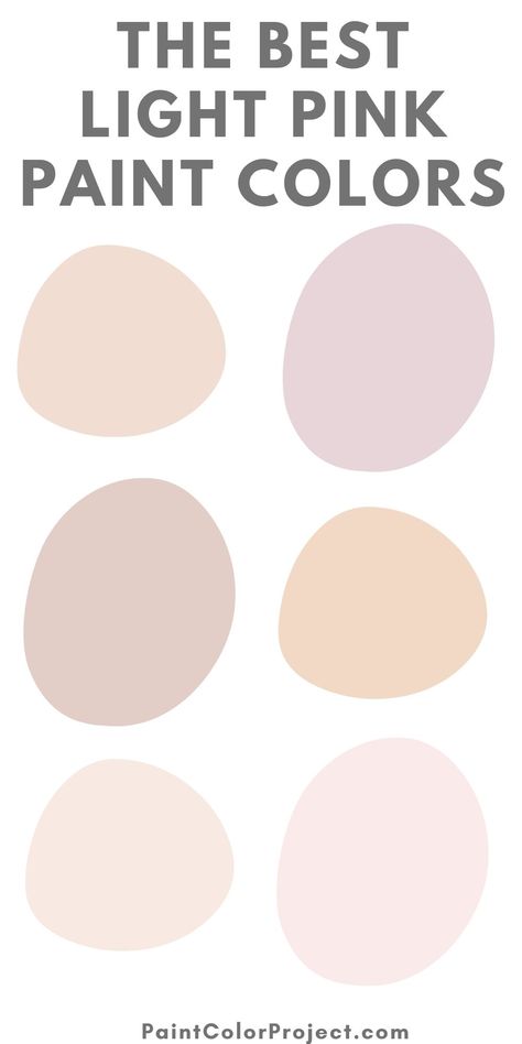 the best light pink paint colors for every home Light Pink Paint Colors, Best Pink Paint, Pink Paint Color, Light Pink Paint, Pink Macaroons, Victorian Exterior, Pink Paint Colors, Large Gallery Wall, Behr Paint Colors