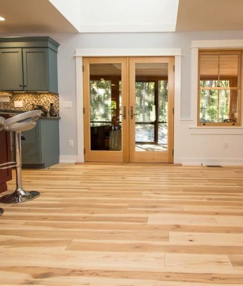 Hallingdahl | Prefinished Oiled Maple Maple Wood Flooring, Small Log Homes, Mahogany Flooring, Grey Vinyl Flooring, Maple Hardwood Floors, Vinyl Flooring Kitchen, Kitchen 2024, Real Hardwood Floors, Log Home Floor Plans