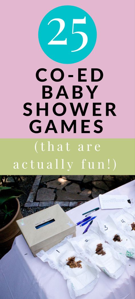 Hilariously Fun Co-Ed Baby Shower Games Funny Co-ed Baby Shower Games, Coed Shower Games, Couples Baby Shower Games Funny, Fun Interactive Baby Shower Games, Fun Co Ed Baby Shower Games, Baby Shower Games For Coed Showers, Fun Baby Shower Games Co Ed, Guy Baby Shower Games, Co Ed Baby Shower Ideas Games