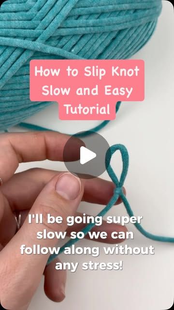 Amigurumi Crochet Patterns on Instagram: "Learning to crochet? 🌸 Here's the easiest way to make a slip knot—super slow and beginner-friendly! 🎥✨ Whether you're just starting out or need a refresher, follow along step-by-step and get your slip knot perfect every time. Save this video and tag a friend who wants to learn crochet! 🧶 #CrochetTutorial #BeginnerCrochet #SlipKnot #CrochetTips #CrochetLovers" How To Make A Slipknot, How To Do A Slip Knot, How To Make A Slip Knot Crochet, How To Make A Slip Knot, Slipknot Crochet, Easiest Crochet Patterns For Beginners, Slip Knot Crochet, How To Start Crochet, Instagram Learning