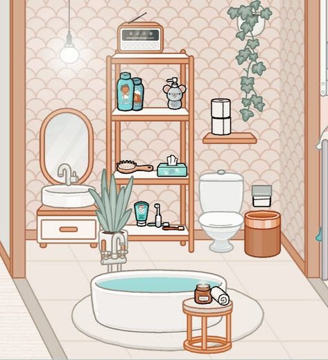 Modern Mansion Bathroom, Modern Mansion Bedroom, Mini Bathroom Ideas, Mansion Bathroom, Toca Boca Hair Salon, Bad Room Ideas, Modern Baby Room, Mansion Aesthetic, Parents Bedroom