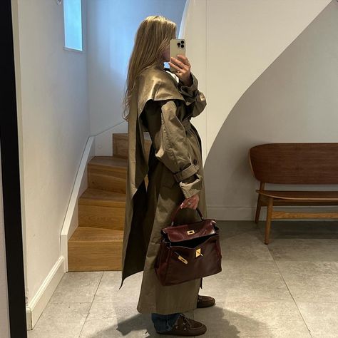 Denise Nørgaard (@denisechristensenbc) • Instagram photos and videos Big Sunglasses, Birger Christensen, Winter Inspo, Miu Miu Bag, Chunky Earrings, Winter Fits, Black Leather Bags, Washed Jeans, Tailored Trousers