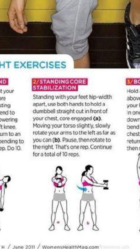 Standing core stabilization Core Rotation Exercise, Lower Body Pregnancy Workout, Upper Body Pregnancy Workout, Body Workout Plan, How To Plan