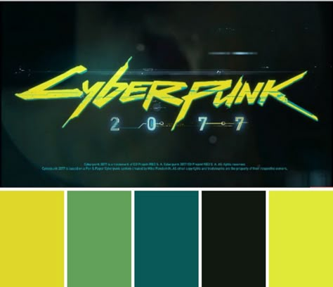 Neon Cyberpunk Color Palette, Cyberpunk Pallete Color, Gaming Colour Palette, Retro Futuristic Color Palette, Electric Green Color Palette, Cyberpunk Color Scheme, Punk Colors Palette, Dystopian Colour Palette, Radioactive Color Palette