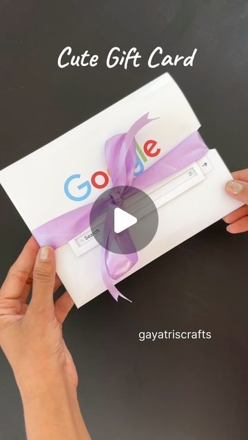 Gift For Mummy Birthday, Gift Card Ideas For Birthdays Friends, Google Birthday Card, Origami Birthday Gifts, Google Gift Card, Fun Card Ideas, Creative Greeting Cards, Diy Birthday Cards For Best Friend, Google Birthday