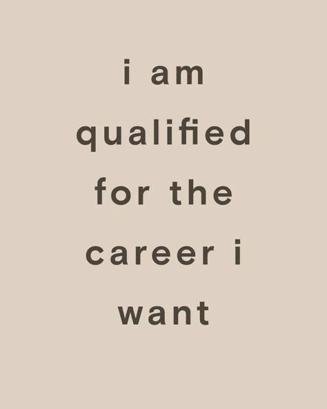 Empowerment starts with belief. Repeat after me: 'I am qualified for the career I want, and success is inevitable.' 💪✨ #CareerConfidence #BelieveInYourself #CareerGoals Daglig Motivation, Studera Motivation, 2023 Mood, Manifesting Vision Board, Hold Fast, Vision Board Photos, Vie Motivation, Vision Board Affirmations, Dream Vision Board