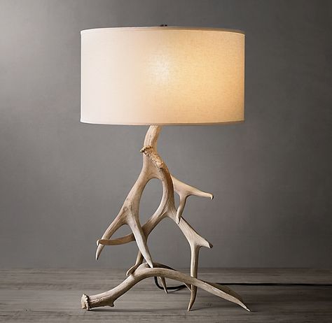 Search Results | RH Ranch Lighting, Antler Lamps, Antler Lamp, Deer Antler Decor, Rh Modern Lighting, Cottage Lighting, Rustic Table Lamps, Antler Chandelier, Table Lighting